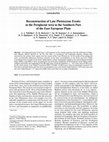 Research paper thumbnail of Reconstruction of Late Pleistocene events in the periglacial area in the southern part of the East European Plain