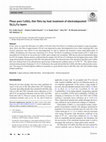 Research paper thumbnail of Phase pure CuSbS2 thin films by heat treatment of electrodeposited Sb2S3/Cu layers