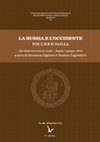 Research paper thumbnail of LA RUSSIA E L'OCCIDENTE/РОССИЯ И ЗАПАД