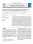 Research paper thumbnail of Solvent permeability in commercial ultrafiltration polymeric membranes and evaluation of the structural and chemical stability towards hexane