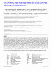 Research paper thumbnail of Dust accumulation and aggregation on PV panels: An integrated survey on impacts, mathematical models, cleaning mechanisms, and possible sustainable solution