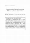 Research paper thumbnail of Mnemotopographic Traces and Monumental Reference to Athenian Pasts on Delos