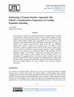 Research paper thumbnail of Embracing a Trauma-Sensitive Approach