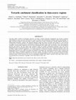 Research paper thumbnail of Towards catchment classification in data-scarce regions