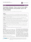 Research paper thumbnail of Association between tumor necrosis factor-alpha gene promoter polymorphism at position -308 and acne in Turkish patients