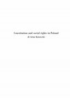 Research paper thumbnail of Constitution and social rights in Poland