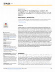 Research paper thumbnail of The search for instantaneous vection: An oscillating visual prime reduces vection onset latency