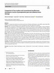 Research paper thumbnail of Comparison of two modern and conventional tonsillectomy techniques in terms of postoperative pain and collateral tissue damage