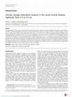 Research paper thumbnail of Climate change intensified violence in the south-central Andean highlands from 1.5 to 0.5 ka