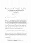 Research paper thumbnail of Recolección de alimentos vegetales: una tradición chichimeca en Zacatecas.