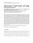 Research paper thumbnail of Numerical analysis of the propagation modes of photo-switching PDMS-arylazopyrazole optical waveguide and thin-film spectroscopic characterization