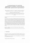 Research paper thumbnail of A parametrization for closed-loop identication of nonlinear systems based on dieren tially coprime kernel representations ?