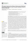 Research paper thumbnail of Association between Non-Dietary Cardiovascular Health and Expenditures Related to Acute Coronary Syndrome in the US between 2008–2018