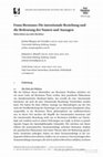 Research paper thumbnail of Franz Brentano: Die intentionale Beziehung und die Bedeutung der Namen und Aussagen