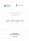 Research paper thumbnail of Tratamiento Didáctico de la Pronunciación en las Actividades de Manuales de ELE para Niños