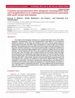 Research paper thumbnail of Transient paraproteinemia after allogeneic hematopoietic stem cell transplantation is an underexplored phenomenon associated with graft versus host disease