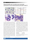 Research paper thumbnail of Hypereosinophilia with a low blast count as the initial manifestation of acute myeloid leukaemia with RUNX1-RUNX1T1