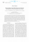 Research paper thumbnail of Review of Surface Acoustic Wave Sensors for the Detection and Identification of Toxic Environmental Gases/Vapours