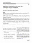 Research paper thumbnail of Adaptation and validation of the Carolinas Comfort Scale: a questionnaire-based cross-sectional study