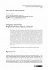 Research paper thumbnail of Geografia człowieka. W poszukiwaniu pojęcia „miejsce”