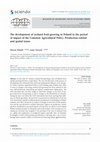 Research paper thumbnail of The development of orchard fruit-growing in Poland in the period of impact of the Common Agricultural Policy. Production-related and spatial issues