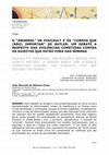 Research paper thumbnail of O “ANORMAL” DE FOUCAULT E OS “CORPOS QUE (NÃO)  IMPORTAM”  DE  BUTLER:  UM  DEBATE  A RESPEITO  DAS VIOLÊNCIAS  COMETIDAS  CONTRA OS SUJEITOS QUE ESTÃO FORA DAS NORMAS