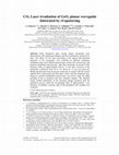 Research paper thumbnail of CO2 laser irradiation of GeO2 planar waveguide fabricated by rf-sputtering