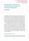 Research paper thumbnail of Miradas sobre los extractivismos: repaso de temas y prácticas