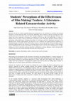 Research paper thumbnail of Students’ Perceptions of the Effectiveness of Film Making/ Trailers: A Literature-Related Extracurricular Activity