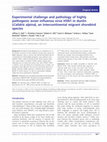 Research paper thumbnail of Experimental challenge and pathology of highly pathogenic avian influenza virus H5N1 in dunlin (Calidris alpina), an intercontinental migrant shorebird species