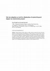 Research paper thumbnail of Site investigation as tool for elimination of natural hazard impact on construction project