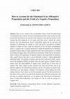 Research paper thumbnail of How to Account for the Falsehood of an Affirmative Proposition and the Truth of a Negative Proposition