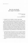 Research paper thumbnail of Bona Dea, une divinité pour soigner l'oeil malade?