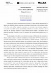 Research paper thumbnail of Call for papers - CONVOCATORIA Aniversario Roberto Bolano Segunda circular