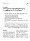 Research paper thumbnail of Maternal Serum Concentrations of Selenium, Copper and Zinc during Pregnancy are associated with Risk of Spontaneous Preterm Birth: A case-control study from Malawi