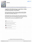 Research paper thumbnail of Long-Term Fish Monitoring in Large Rivers: Utility of “Benchmarking” across Basins