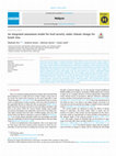 Research paper thumbnail of An integrated assessment model for food security under climate change for South Asia