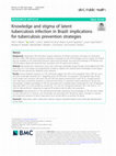 Research paper thumbnail of Knowledge and stigma of latent tuberculosis infection in Brazil: implications for tuberculosis prevention strategies