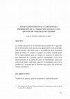 Research paper thumbnail of Justicia restaurativa: la desatinada prohibición de la mediación penal en los asuntos de violencia de género