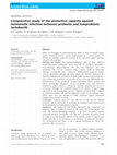 Research paper thumbnail of Comparative study of the protective capacity against Salmonella infection between probiotic and nonprobiotic lactobacilli