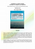 Research paper thumbnail of PLANNING for CLIMATE CHANGE: Strategies for mitigation and adaptation