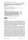 Research paper thumbnail of Design and Performance Analysis of OFFGRID PV mini-grid systemsSimulation PVSYST in Sukabumi, West Java, Indonesia