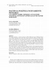 Research paper thumbnail of Hacer la política nuevamente pensable. Una reseña sobre "Thinking Antagonism: Political Ontology after Laclau" de Oliver Marchart