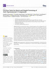 Research paper thumbnail of Gel-Free Tools for Quick and Simple Screening of Anti-Topoisomerase 1 Compounds