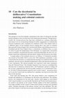 Research paper thumbnail of Can the decolonial be deliberative? Constitution-making and colonial contexts Iceland, Greenland, and the Faroe Islands