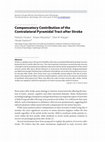 Research paper thumbnail of Compensatory contribution of the contralateral pyramidal tract after stroke