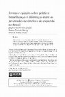 Research paper thumbnail of Jovens e opinião sobre politica: Semelhancas e diferenças entre as juventudes de direita e de esquerda no Brasil