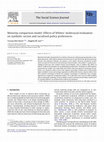 Research paper thumbnail of Minority comparison model: Effects of Whites’ multiracial evaluation on symbolic racism and racialized policy preferences