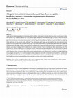 Research paper thumbnail of Allergenic tree pollen in Johannesburg and Cape Town as a public health risk: Towards a sustainable implementation framework for South African cities