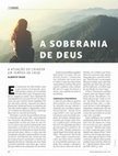 Research paper thumbnail of A Soberania de Deus: A atuação do Criador em tempos de crise